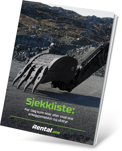 Sjekkliste for deg som leier eller skal leie anleggsmaskin og utstyr